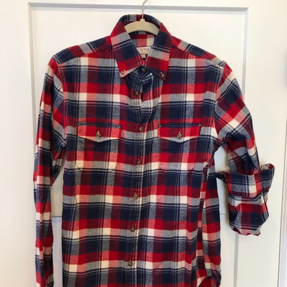 Merona Plaid Flannel Shirt - Picture 1 of 3